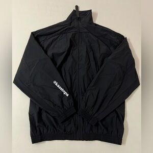 Nike x SKIMS NikeSKIMS Oversized Woven Nylon Track Jacket Black